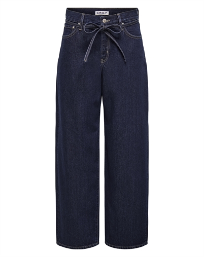 Only - ONLGianna Straight Denim Jeans - Dark Blue Denim